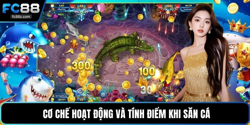 Cơ chế hoạt động và tính điểm khi săn cá