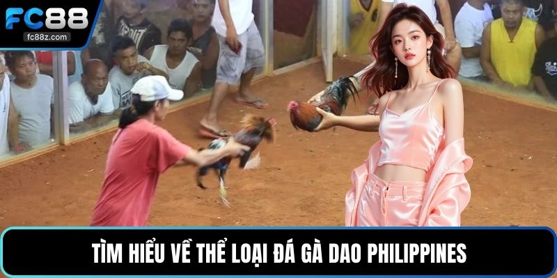 Tìm hiểu về thể loại đá gà dao Philippines